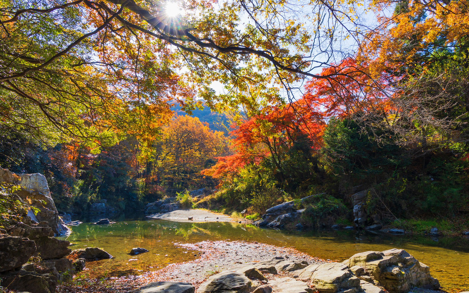 伽耶山國立公園紅流洞溪谷