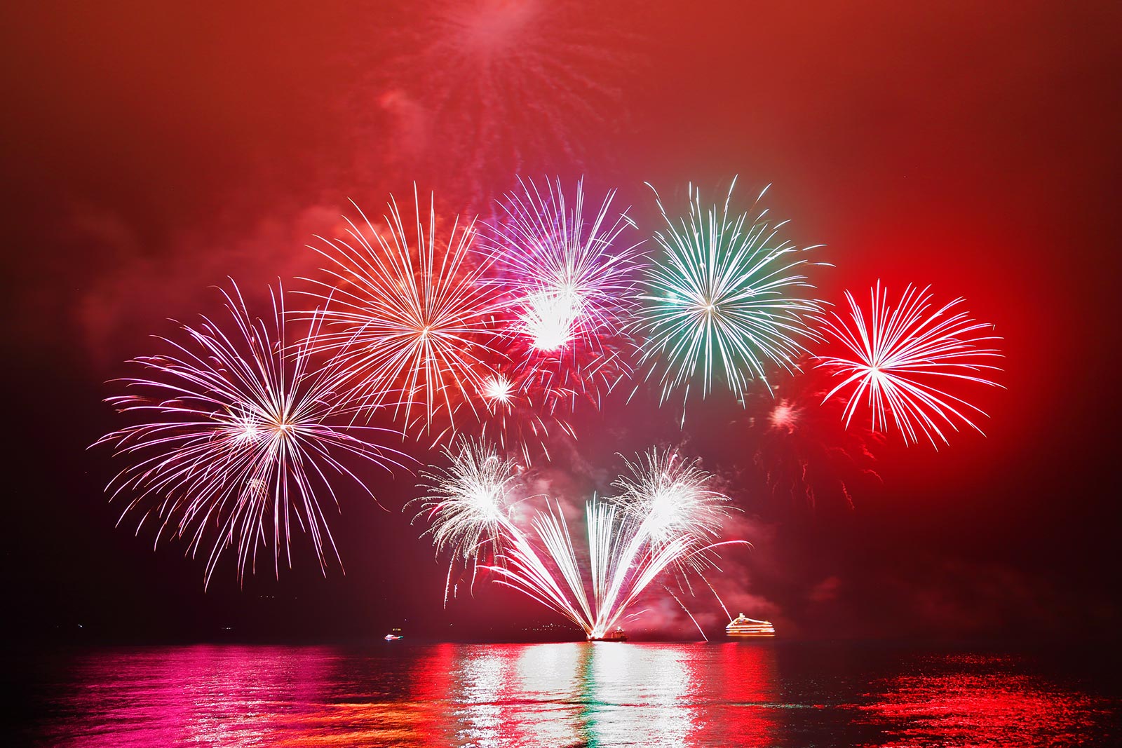 洞爺湖冬季煙火大會