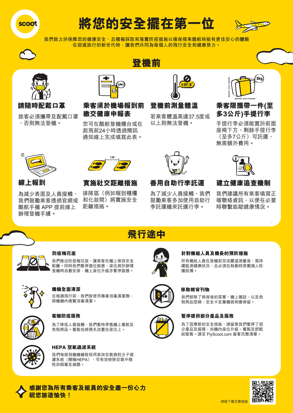 COVID-19 安全防疫措施相關說明