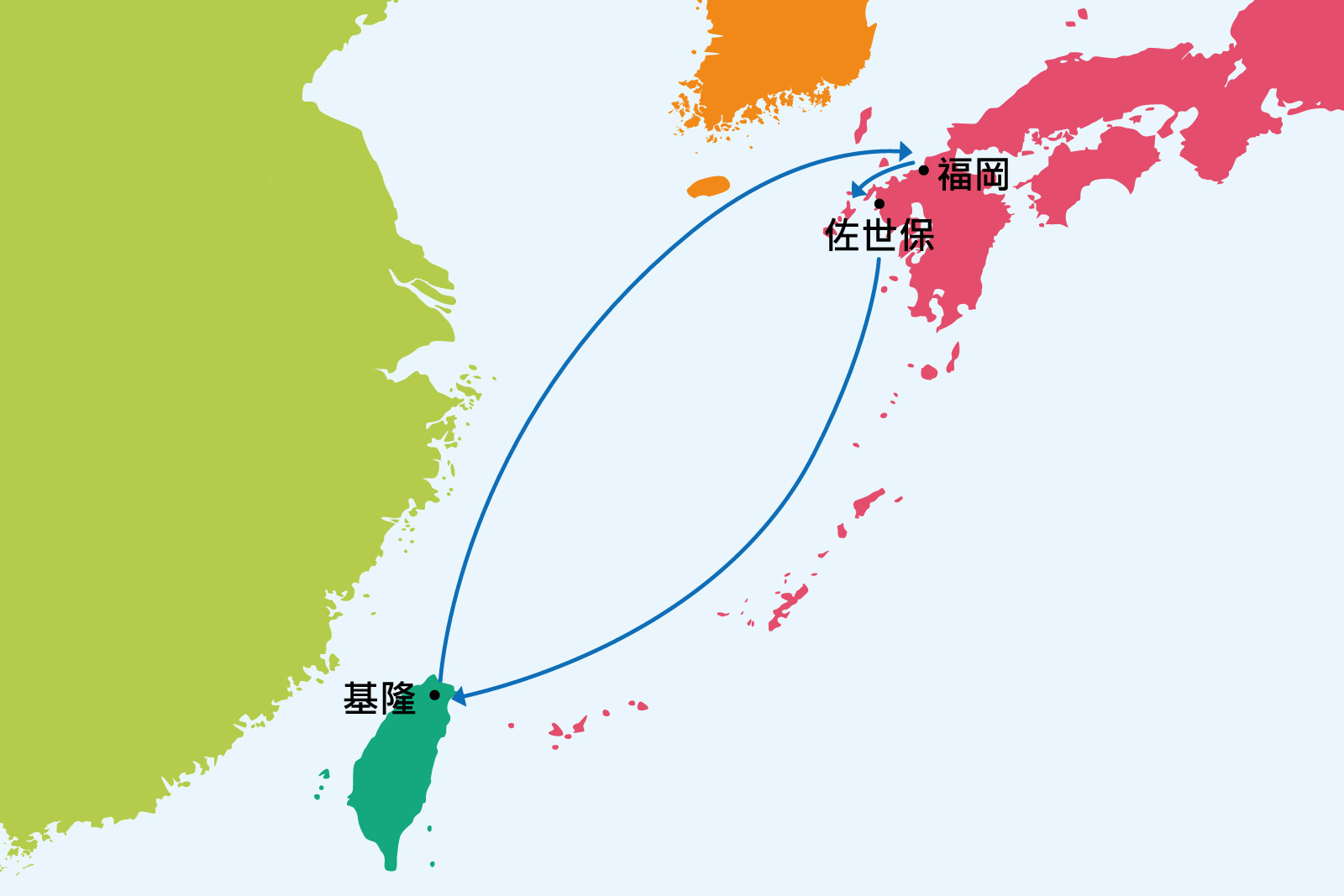 福岡、佐世保６日