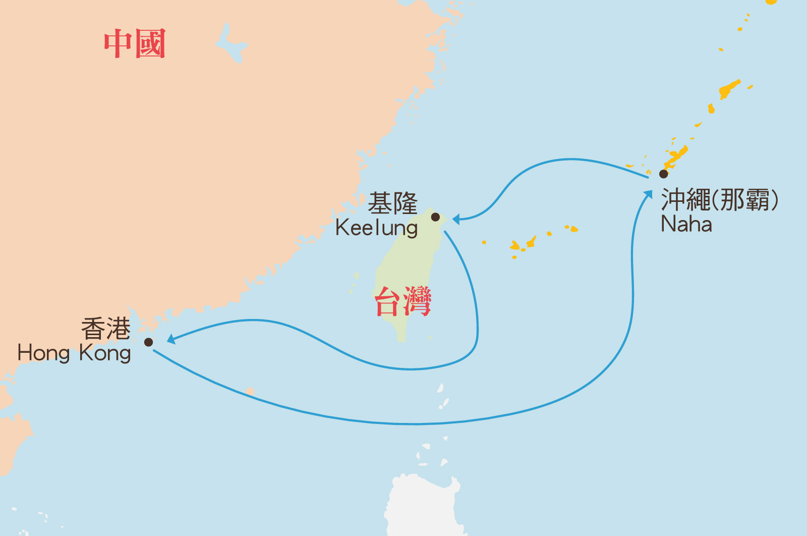 沖繩石垣４日地圖
